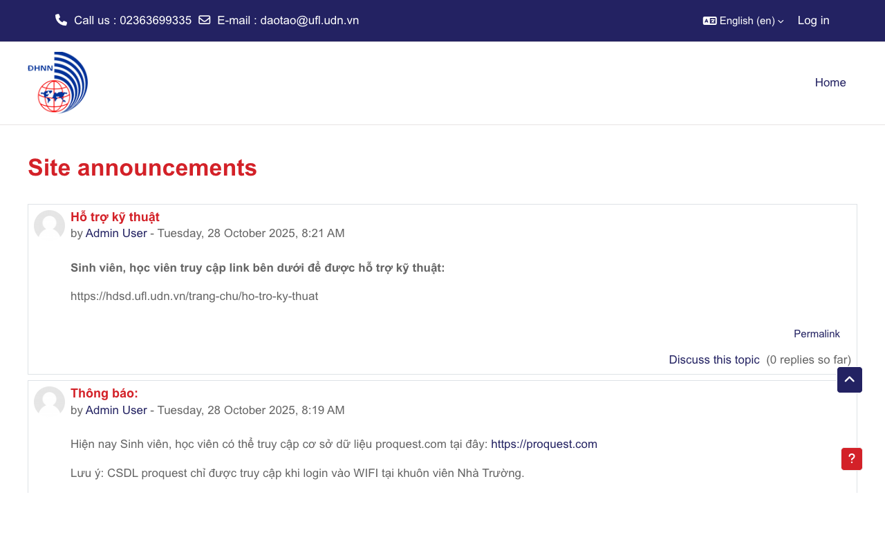 LMS – University of Foreign Language Studies, Da Nang